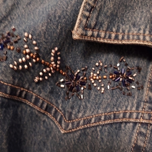 Don't Mess With Texas jacket med beaded - Picture 4 of 15